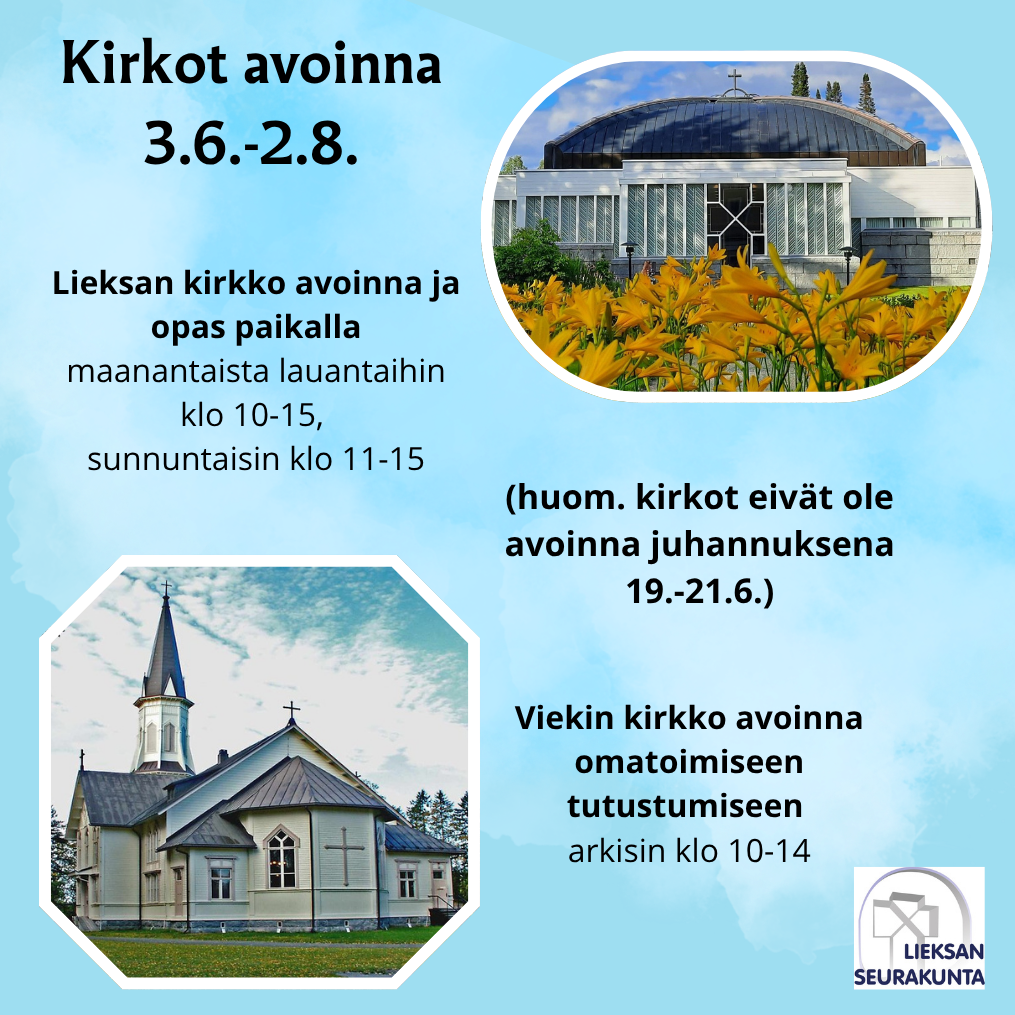 Kuva Lieksan ja Viekin kirkosta