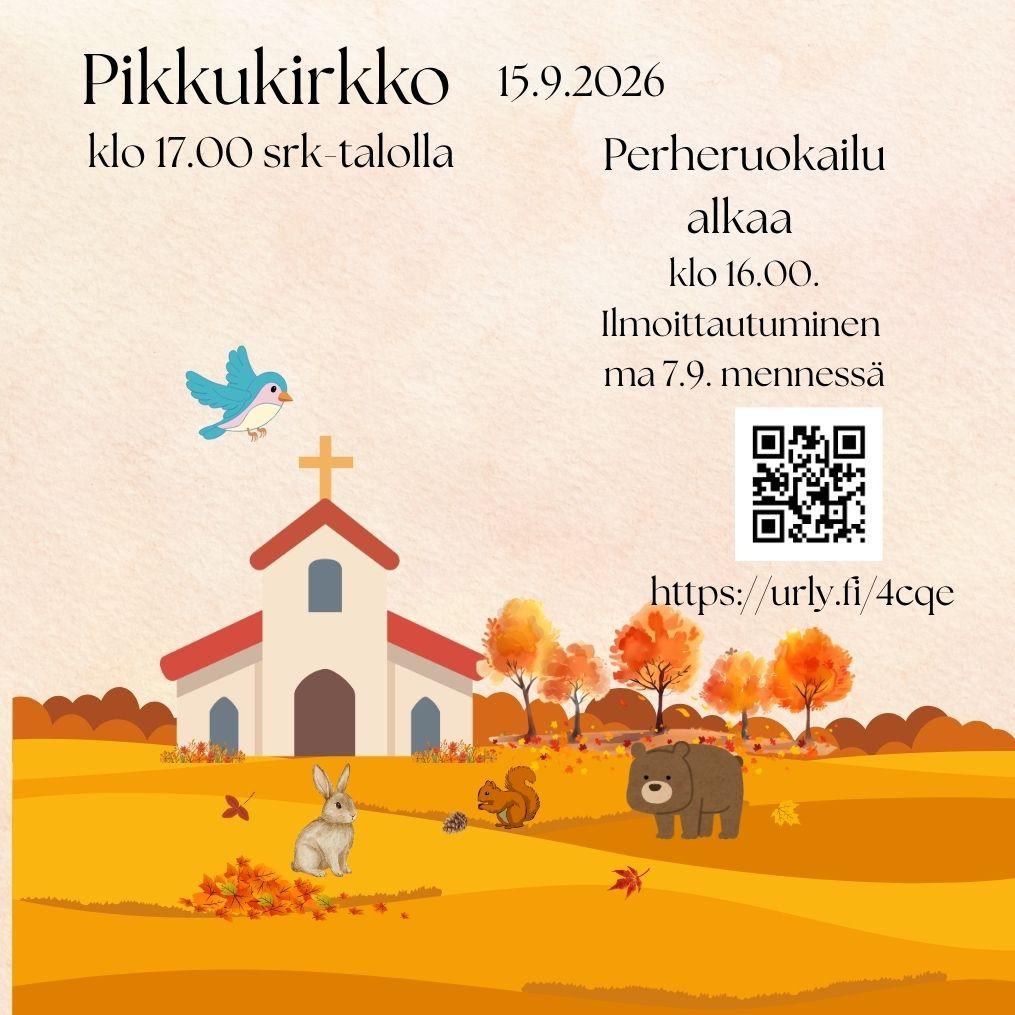 perheruokailu ja pikkukirkko 15.9.